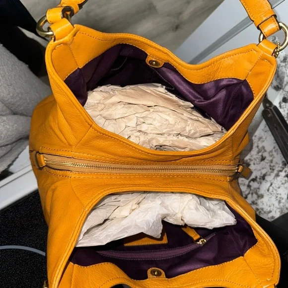 Coach Madison Maggie Hobo Leather Bag - Picture 4 of 5